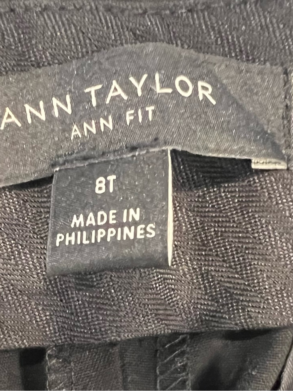 Ann taylor Classic Black Dress Pants TALL new with tags - Picture 6 of 6